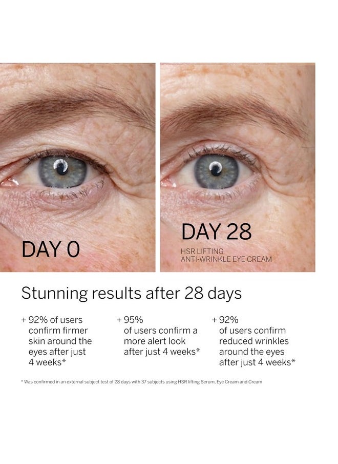 BABOR HSR Lifting Eye Cream, Anti Aging Eye Cream Instantly Minimizes Wrinkles Bags & Dark Circles, Eyelid Cream, Infused with Collagen to Smooth and Firm Under Eye, 1 oz