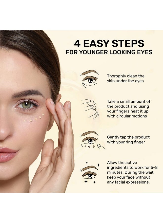 SEAMANTIKA PUFFINESS AWAY - Instant results - Naturally eye cream for rapid reduction of Eye Bags, Puffiness, Wrinkles, and Dark Circle. Made with Dead Sea Minerals 0.8 fl.oz