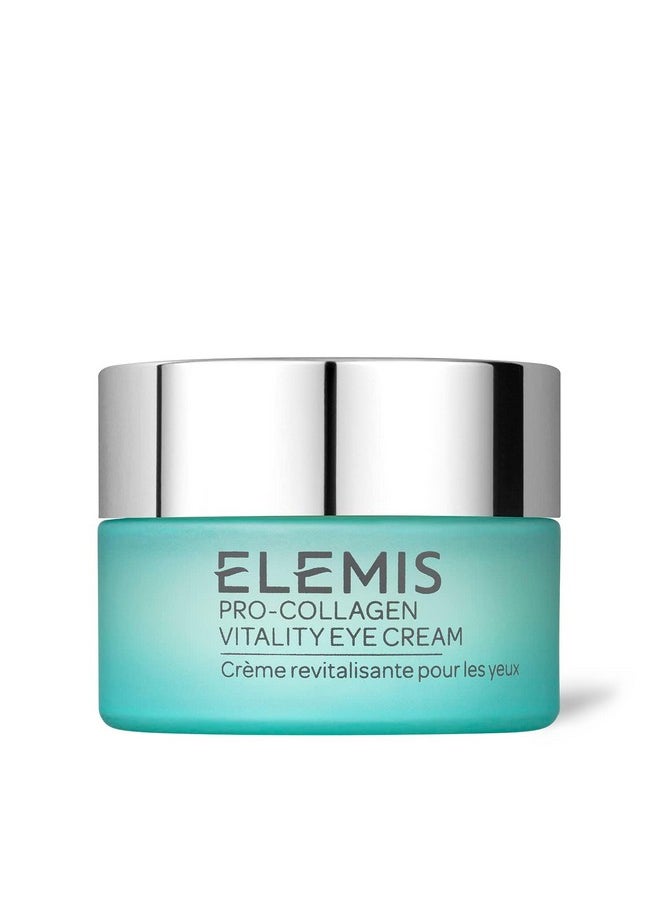 ELEMIS Pro-Collagen Vitality Eye Cream, Daily Lightweight Restorative Cream Firms, Replenishes, and Smooths Skin for a Refreshed Appearance, 15ml