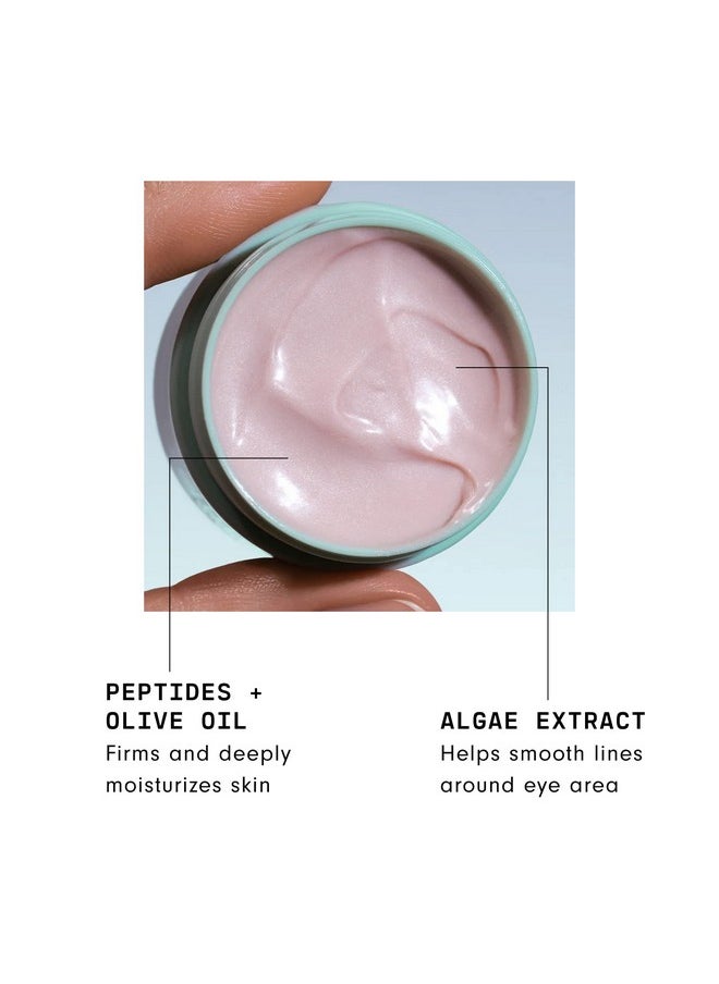 Versed Zero-G Smoothing Eye Cream - Smoothing Algae Extract, Firming Peptides and Deeply Moisturizing Olive Oil - Vegan Eye Cream For Wrinkles And Fine Lines (0.5 fl oz)