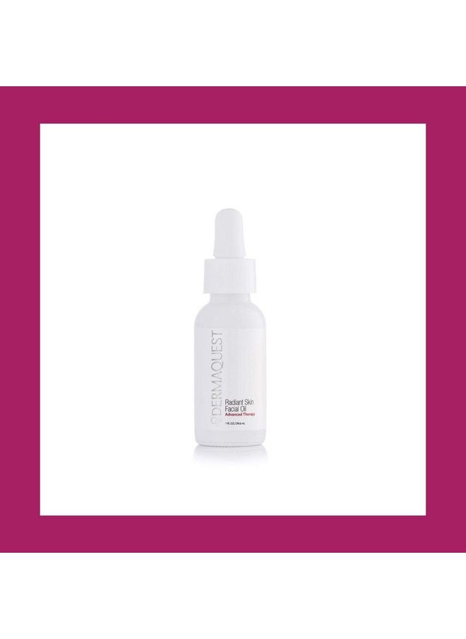 DermaQuest Advanced Therapy Radiant Skin Facial Oil for Dry, Irritated & Chapped Skin - Botanical Blend of Jasmine, Jojoba, Rose, Argan, & Safflower Oils (1oz)