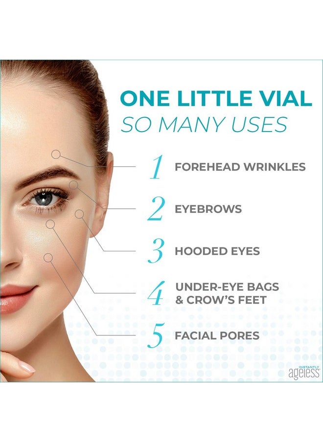 Instantly Ageless Facelift - Instant Eye Bag Remover Puffiness - 20 Vials - Instant Under Eye Bags Remover - Wrinkle Tightener - Instant Wrinkle Remover for Face Instant Lift