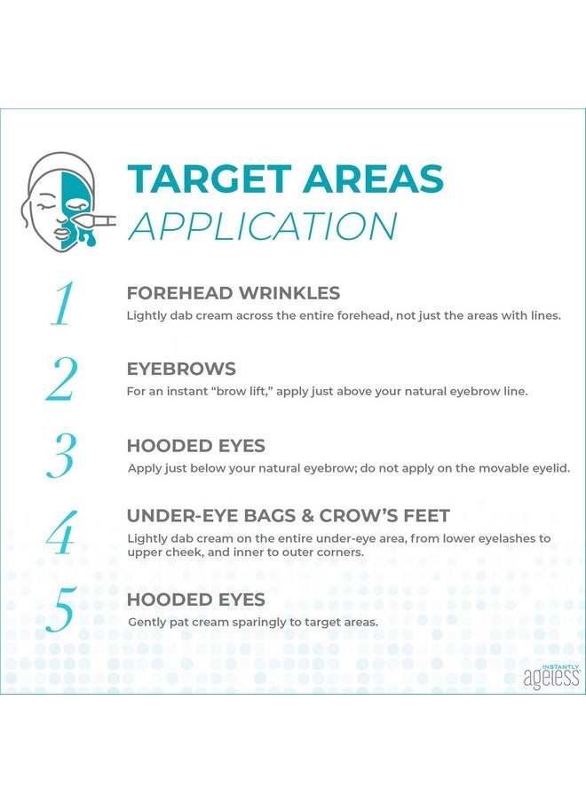 Instantly Ageless Facelift - Instant Eye Bag Remover Puffiness - 20 Vials - Instant Under Eye Bags Remover - Wrinkle Tightener - Instant Wrinkle Remover for Face Instant Lift