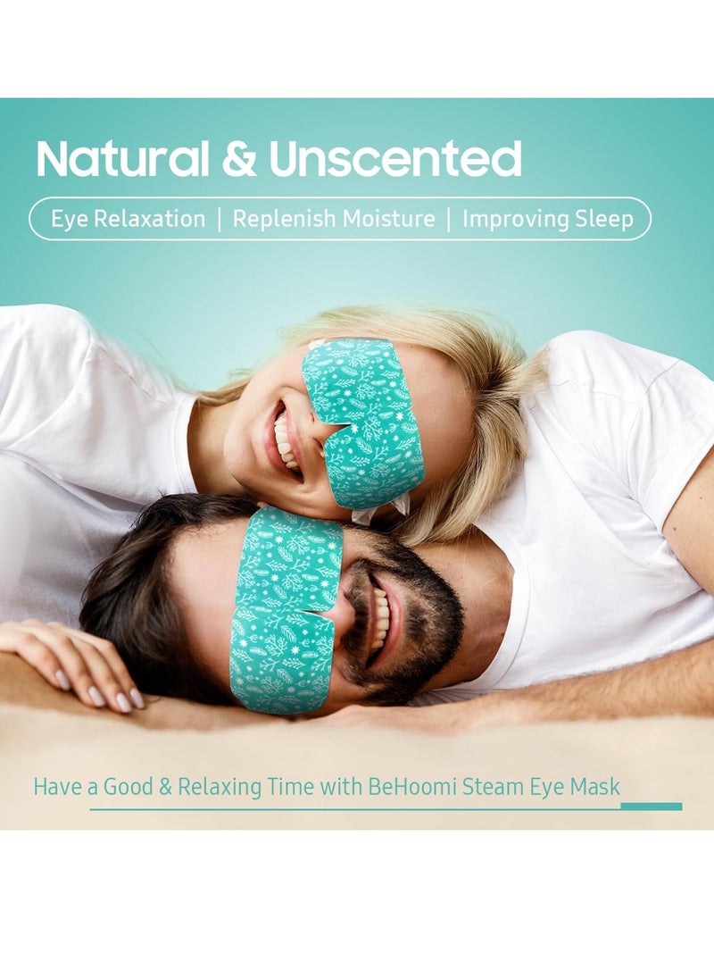 30Packs Steam Eye Mask, Heated Eye Mask Warm Compress for Eyes, Self Heating Disposable Eye Masks for Home Sleep, Spa, Travel Essentials & Relaxation Gifts, Stocking Stuffers (Unscented)