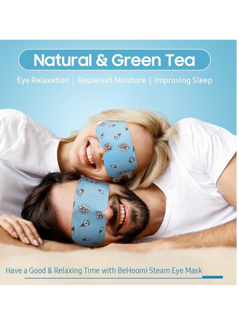 20 Packs Steam Eye Mask, Heated Eye Mask Warm Compress for Eyes, Disposable Self Heating Eye Mask for Sleep, Spa, Travel Essentials & Relaxation Gifts for Women, Stocking Stuffers (Jasmine)