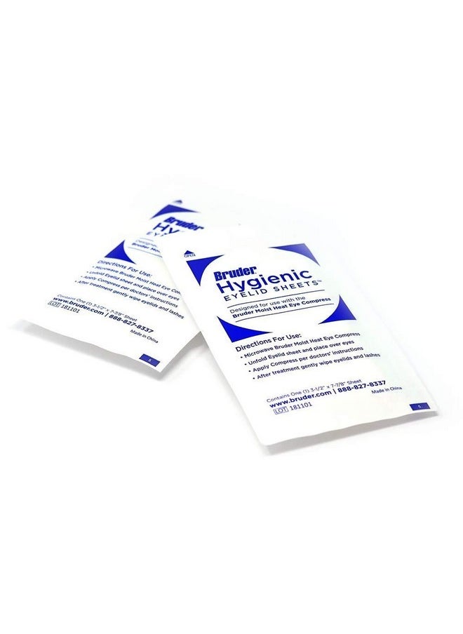 Bruder Hygienic Eyelid Micro Fine Individually Wrapped Untreated Sheets 35 Count Box