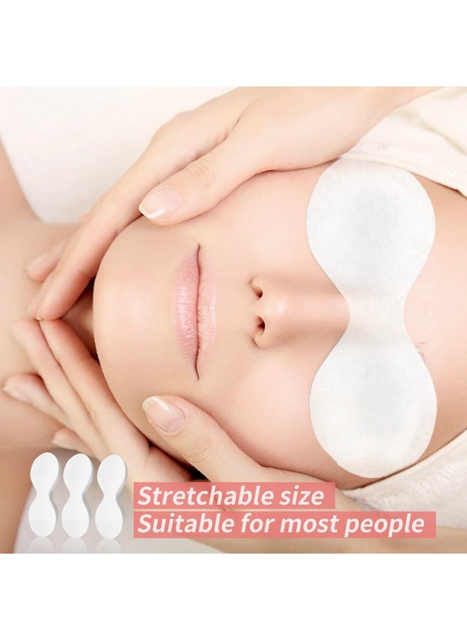 MoyRetty 300 Sheets Disposable Eye Mask-Non Woven Eye Care Cotton, Facial Eye Covers Skincare Spa Paper, Cosmetic Facial Paper Sheet Eye Nose Face Pads for Home Salon Beauty Tools