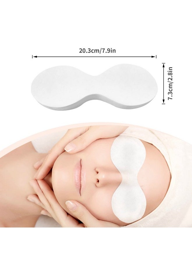 MoyRetty 300 Sheets Disposable Eye Mask-Non Woven Eye Care Cotton, Facial Eye Covers Skincare Spa Paper, Cosmetic Facial Paper Sheet Eye Nose Face Pads for Home Salon Beauty Tools