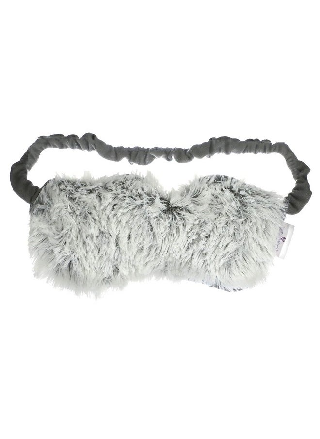 Warmies Marshmallow Gray Microwaveable Lavendar Scented Eye Mask
