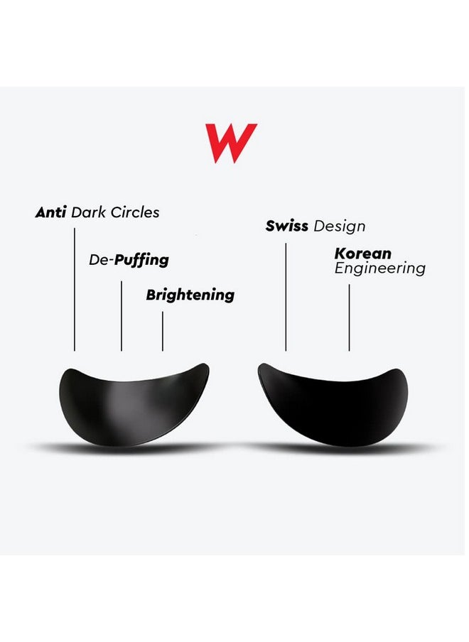 Wolf Project Under Eye Patches (5 pairs) For Dark Circles, Puffy Eyes, and Wrinkles - With Caffeine, Vitamin C and Peptides. Under Eye Masks Reduce Tired Eyes And Under Eye Bags