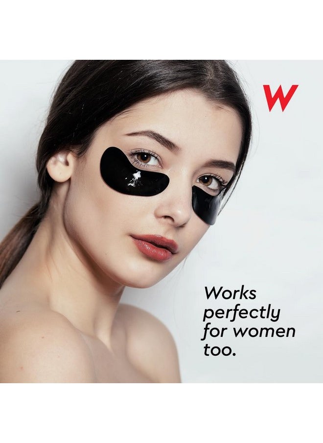 Wolf Project Under Eye Patches (5 pairs) For Dark Circles, Puffy Eyes, and Wrinkles - With Caffeine, Vitamin C and Peptides. Under Eye Masks Reduce Tired Eyes And Under Eye Bags