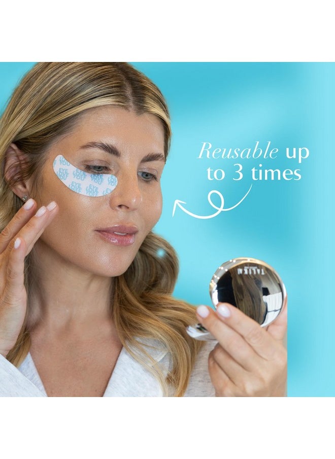 Talika Eye Therapy Patch - Instant Smoothing Under Eye Patches - Mask For Dark Circles Puffiness & Tired Eyes - 6 Refills Reusable Under Eye Patches for Adults Skincare Eye Treatment