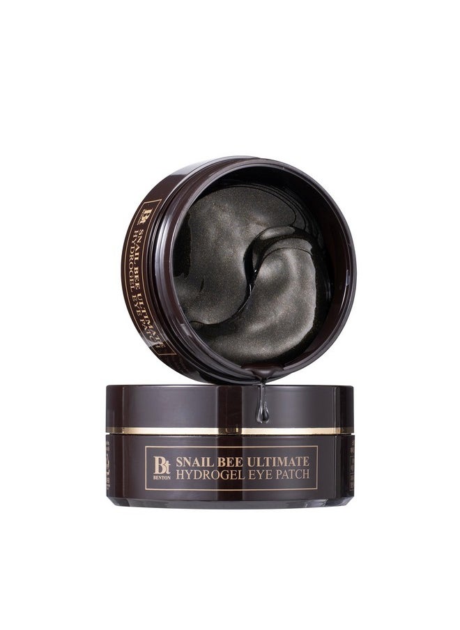 BENTON Snail Bee Ultimate Hydrogel Eye Patch (60pcs) - Hydrating Eye Patches | Snail Mucin Eye Patches | Reusable Eye Patches | Cooling Eye Patches