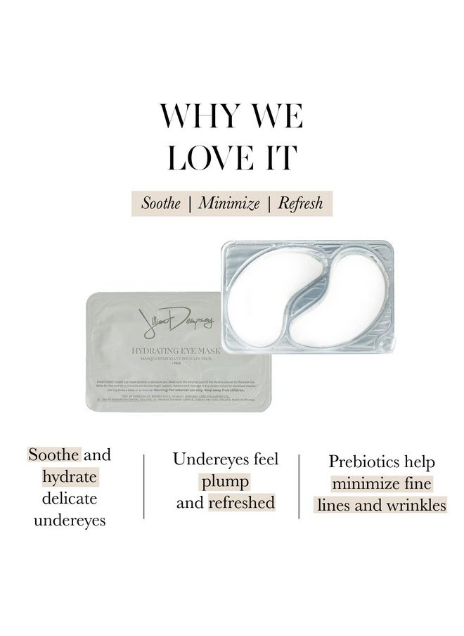 Jillian Dempsey Eye Masks: 100% Natural Under Eye Mask to Hydrate, Sooth, Plump, and Minimize Fine Lines and Wrinkles I Pack of 10