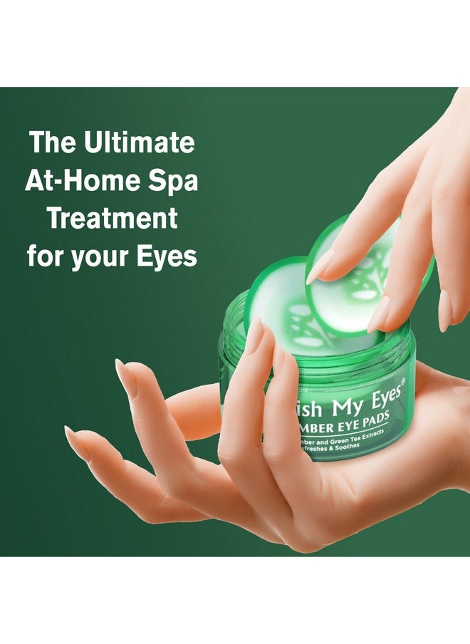 Fran Wilson Nourish My Eyes Eye Pads - Soothe Tired Eyes, Reduce Puffiness & Dark Circles, hydrates the skin around the eyes - 36 Count - Cooling & Refreshing, Instantly (Cucumber)