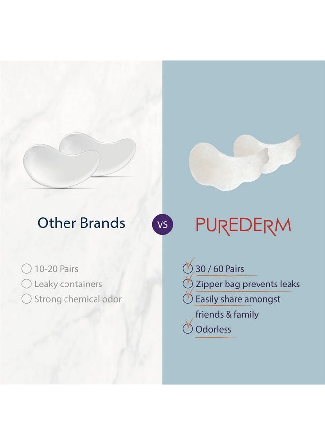 Purederm Biome Energizing Under Eye Mask (4 Pack) - Rich Biome Under Eye Patches for improving skin barrier & Moisturizing