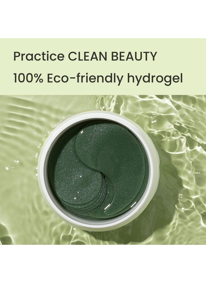 HEIMISH Matcha Biome Hydrogel Eye Patch (60ea) | Eye Patch for Swollen Eyes and Wrinkles | Matcha, flawless skin, Calming, for Swollen Eyes, Antioxidant, Soothing, Vitamins, Kbeauty