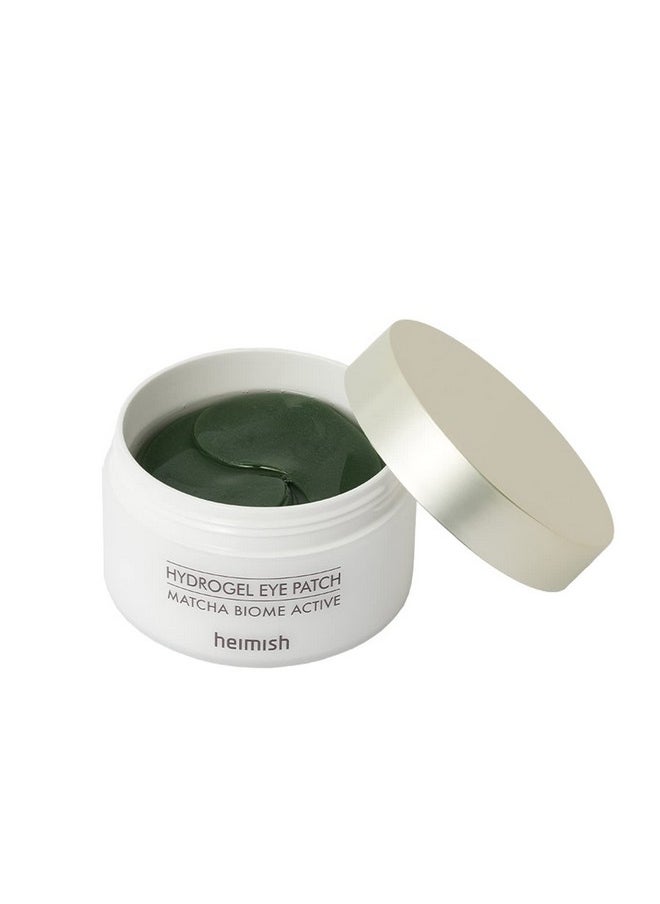HEIMISH Matcha Biome Hydrogel Eye Patch (60ea) | Eye Patch for Swollen Eyes and Wrinkles | Matcha, flawless skin, Calming, for Swollen Eyes, Antioxidant, Soothing, Vitamins, Kbeauty