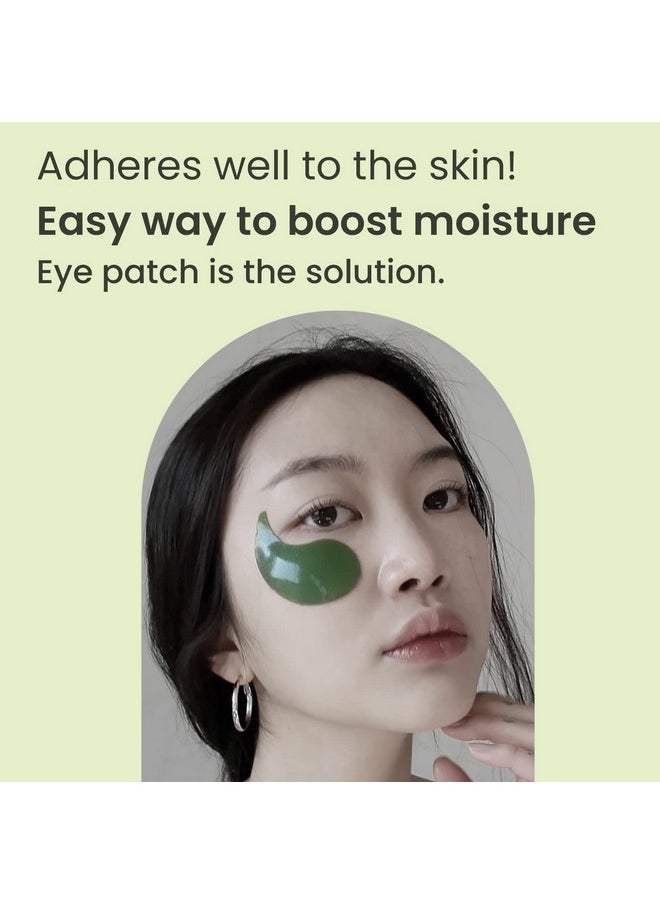 HEIMISH Matcha Biome Hydrogel Eye Patch (60ea) | Eye Patch for Swollen Eyes and Wrinkles | Matcha, flawless skin, Calming, for Swollen Eyes, Antioxidant, Soothing, Vitamins, Kbeauty