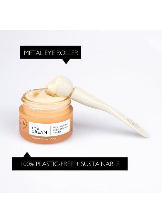 UpCircle Eye Roller 1pc - Metal + Plastic-Free - For Dark Circles + Puffy Eyes - With Cooling Effect to Boost Circulation For Healthy Glow - Sustainable + Unisex
