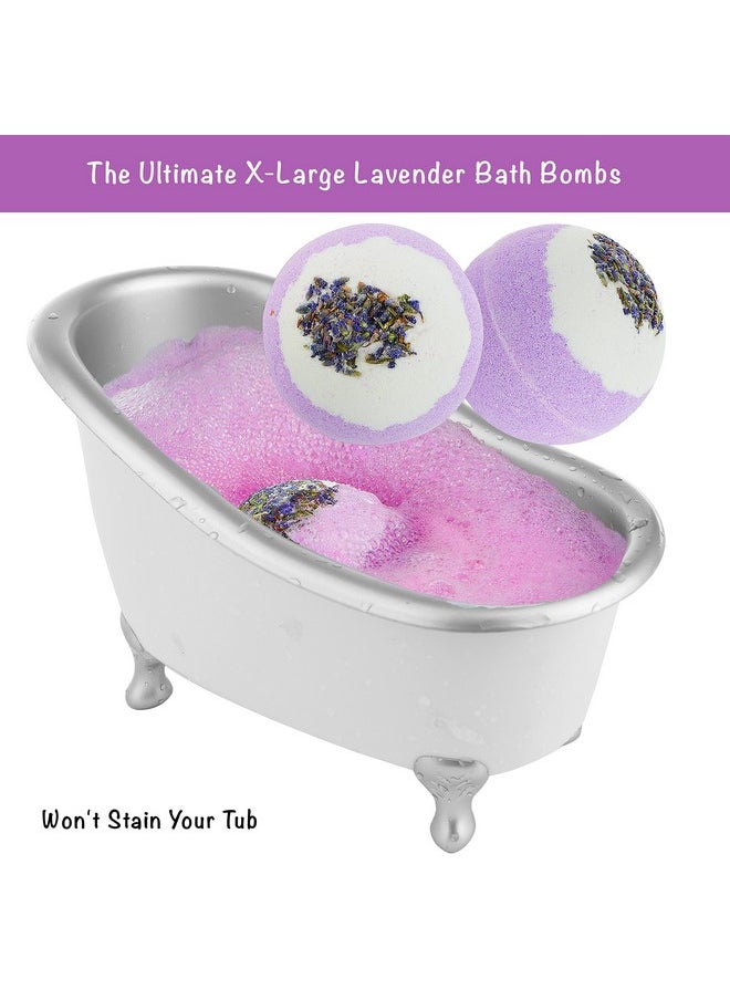 Christmas Bath Gift Basket Set for Women: Relaxing at Home Spa Kit Scented - Lavender and Jasmine with Large Bath Bombs, Salts, Shower Gel, Body Butter Lotion, Bath Oil, Bubble Bath, Loofah & More