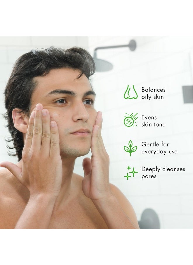 Tiege Hanley Men's Acne Treatment System (Level 2), The TiegeClear Acne Advanced Routine for Smooth Skin - Includes Sal Acid Wash, Glycolic Acid Pads, and Acne Serum - All Skin Types
