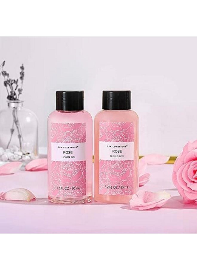 Spa Gifts for Women Spa Luxetique Bath and Body Gifts Set 6pcs Gift Baskets for Women Rose Bath Sets for Women Christmas Gifts For Women
