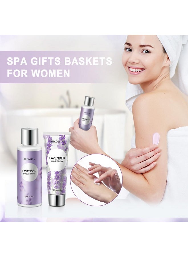 Gifts for Women, Birthday Gifts for Women Spa Gifts Baskets for Women Bubble Bath and Body Gifts Set for Women Lavender Gifts for Mom Her Female Sister Mother Teacher Wine Tumbler Purple Gifts
