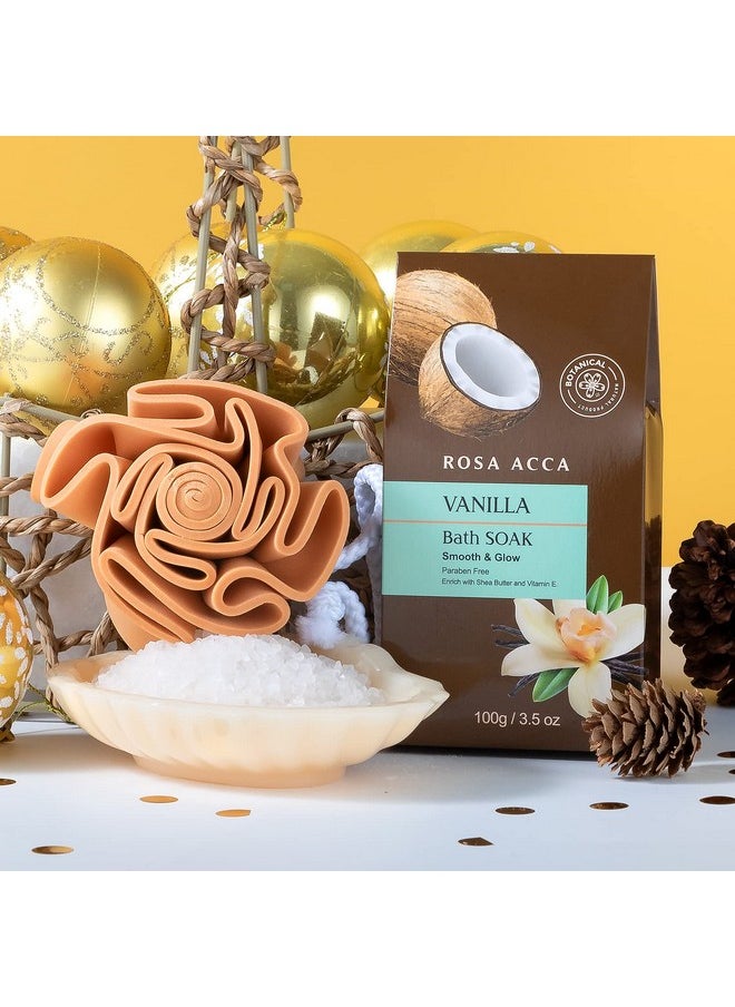 Spa Gift Baskets for Women, 7pcs Set Vanilla Spa Gifts for Women, Bath and Body Gift Set with Bath Bomb, Relaxing Spa Kit for Women, Skin Care, Gifts for Women from RA ROSA ACCA