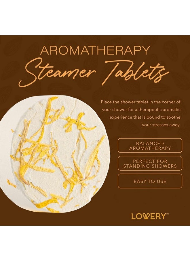 Gift Basket for Women - 10 Pc Almond Milk & Honey Beauty & Personal Care Set - Home Bath Pampering Package for Relaxing - Spa Self Care Kit - Thank You, Birthday, Mom, Anniversary Gift
