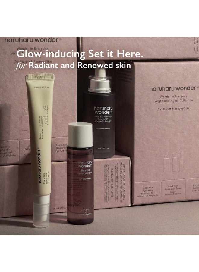 Haruharu Wonder Vegan Well-Aging Collection, Gift Box for Special Day, Suitable for All Skin Types