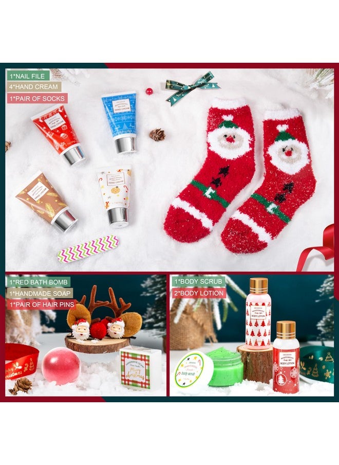 LUCOTIYA Advent Calendar 2024-24 Days of Beauty Advent Calendar, Bath and Body Gifts Sets for Women, Christmas Gift Baskets for Women, Skincare Beauty Advent Calendar
