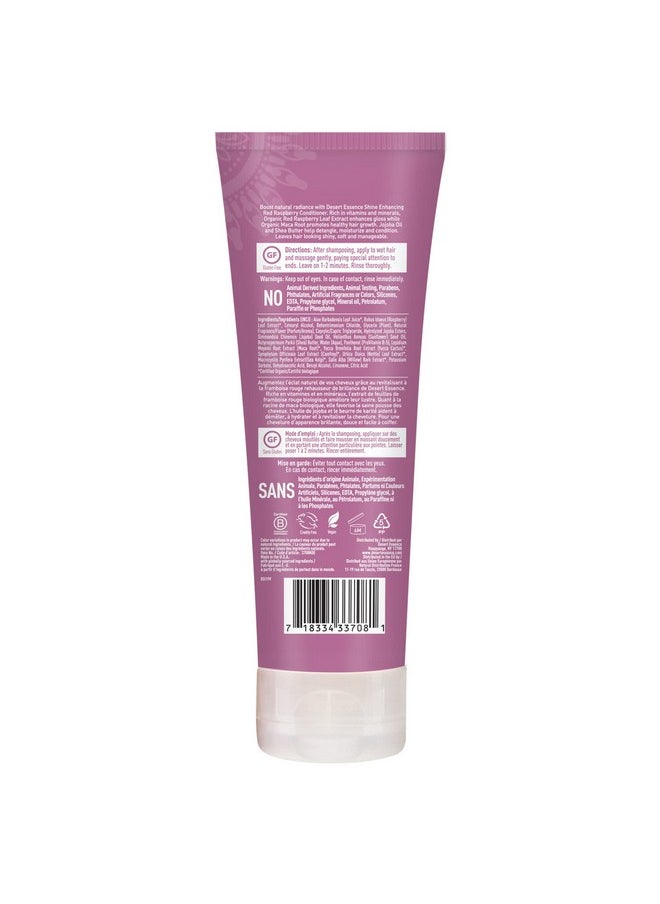 Desert Essence Red Raspberry Shampoo and Conditioner Bundle with Aloe Leaf Juice, Jojoba, Vitamin B-5 and Shea Butter, 8 fl. oz. and 8 fl. oz. Each