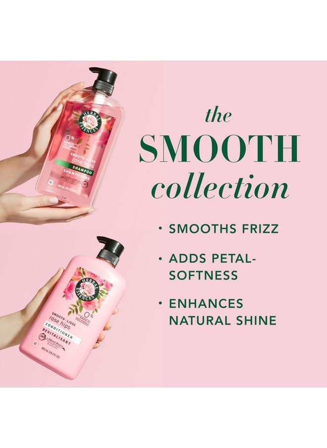Herbal Essences Shampoo & Conditioner Set, Smooth Collection, Paraben-Free, Color-Safe, with Rose Hips & Vitamin E, 29.2 Fl Oz Each, 2-Pack