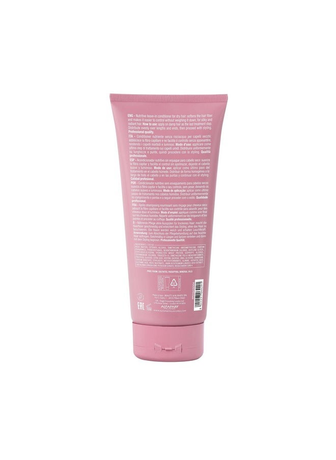 Alfaparf Milano Semi di Lino Moisture Nutritive Shampoo and Conditioner Set for Dry Hair - Sulfate Free Moisturizing Shampoo and Conditioner - Safe on Color Treated Hair - Adds Shine and Softness