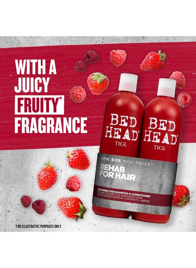 Tigi Bed Head Urban Anti+dotes Resurrection Shampoo & Conditioner Damage Level 3, 25.36 Ounce(Pack of 2)