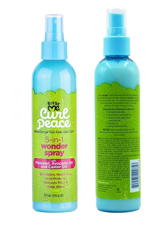 Just For Me Kids Curl Peace Hair Products Combo (SHAMPOO, CONDITIONER & WONDER SPRAY)