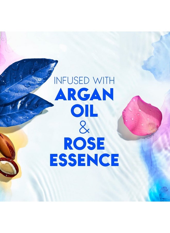 Head & Shoulders Supreme Sulfate Free Shampoo and Conditioner Set for Dry Scalp and Dandruff Treatment, Soothe and Strengthen with Argan Oil and Rose Essence, 21.2 Fl Oz