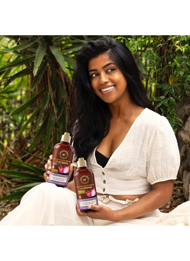 WOW Skin Science Red Onion Black Seed Shampoo & Conditioner Duo 16.9 oz