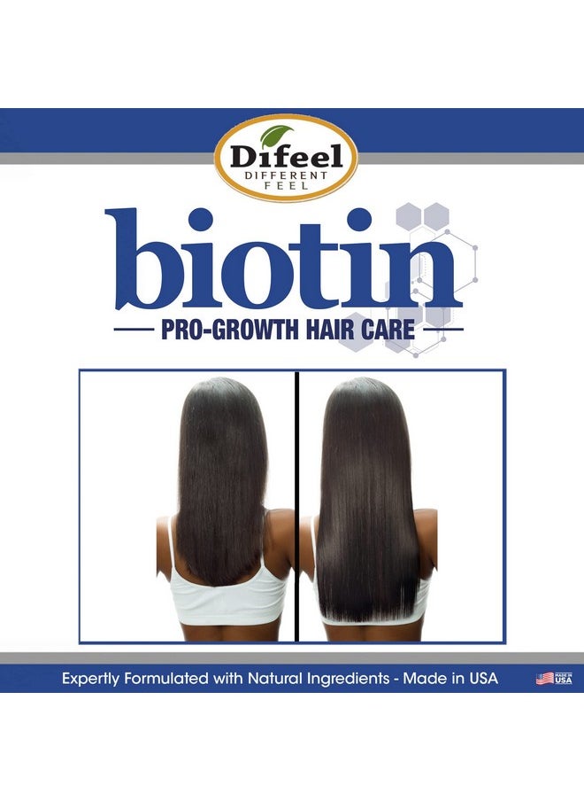 Difeel Pro-Growth Biotin Shampoo & Conditioner 2-PC Gift Set - Shampoo and Conditioner for Thinning Hair and Hair Loss, Paraben Free Shampoo & Conditioner