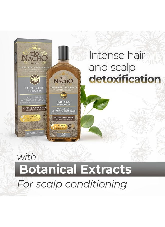 Tio Nacho Shampoo & Conditioner Set - Natural Lightening Shampoo with Royal Jelly & Chamomile + Purifying Conditioner with Botanical Stem Cells, Enhances Volume & Shine, 14 oz Each