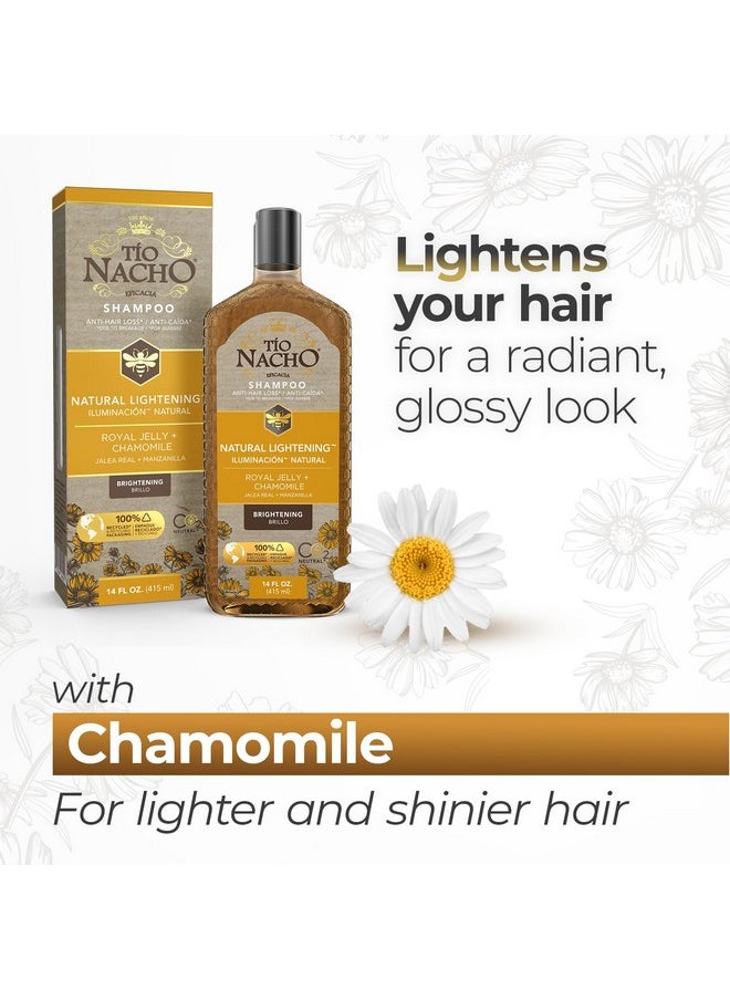 Tio Nacho Shampoo & Conditioner Set - Natural Lightening Shampoo with Royal Jelly & Chamomile + Purifying Conditioner with Botanical Stem Cells, Enhances Volume & Shine, 14 oz Each