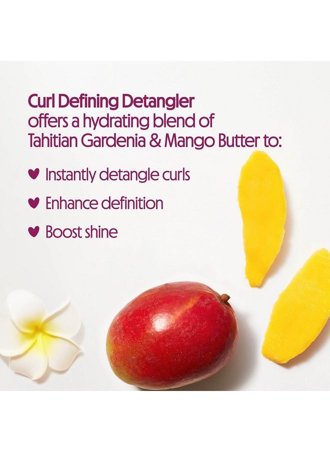 Not Your Mother's Naturals Moisturize & Enhance Curl Definition Shampoo, Conditioner, & Detangler (3-Pack) - Tahitian Gardenia Flower & Mango Butter