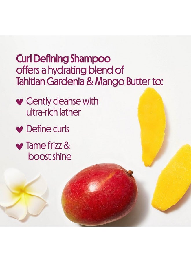 Not Your Mother's Naturals Moisturize & Enhance Curl Definition Shampoo, Conditioner, & Detangler (3-Pack) - Tahitian Gardenia Flower & Mango Butter
