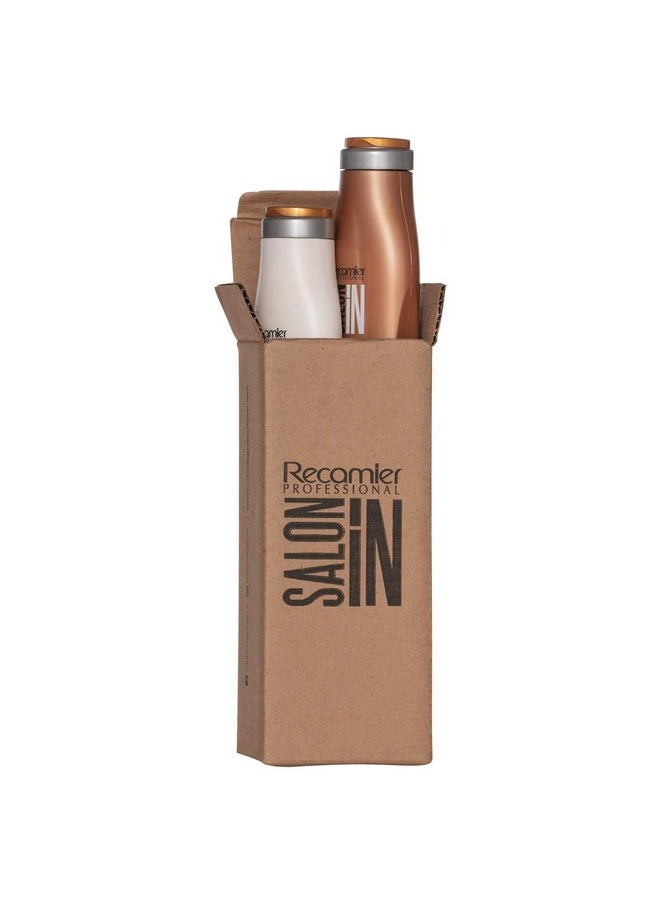 Recamier Saloon In Hydra Repair Shampoo & Conditioner Set Dry And Damaged Hair | SalonIn Cabello Secos Y Dañados Hidrata Nutre Y Repara Instantáneamente Kit 10.1Oz-300ml