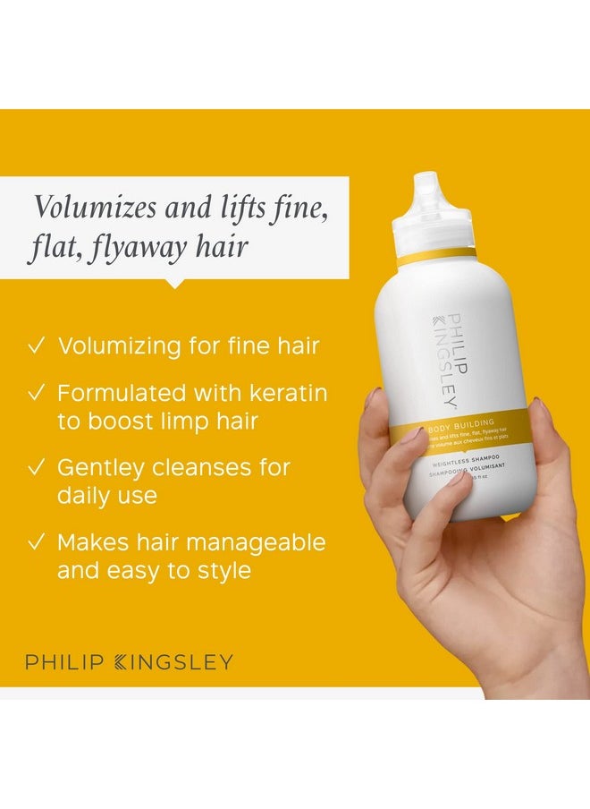 Philip Kingsley Body-Building Shampoo and Conditioner Set Volumizing Hair Products for Lifting Fine Limp Flat Flyaway Hair, Adds Volume, Lifts, and Shine