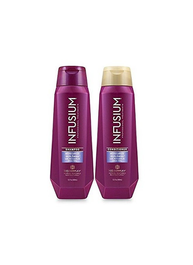 Infusium Moisturize & Replenish Shampoo and Conditoner 13.5oz Each
