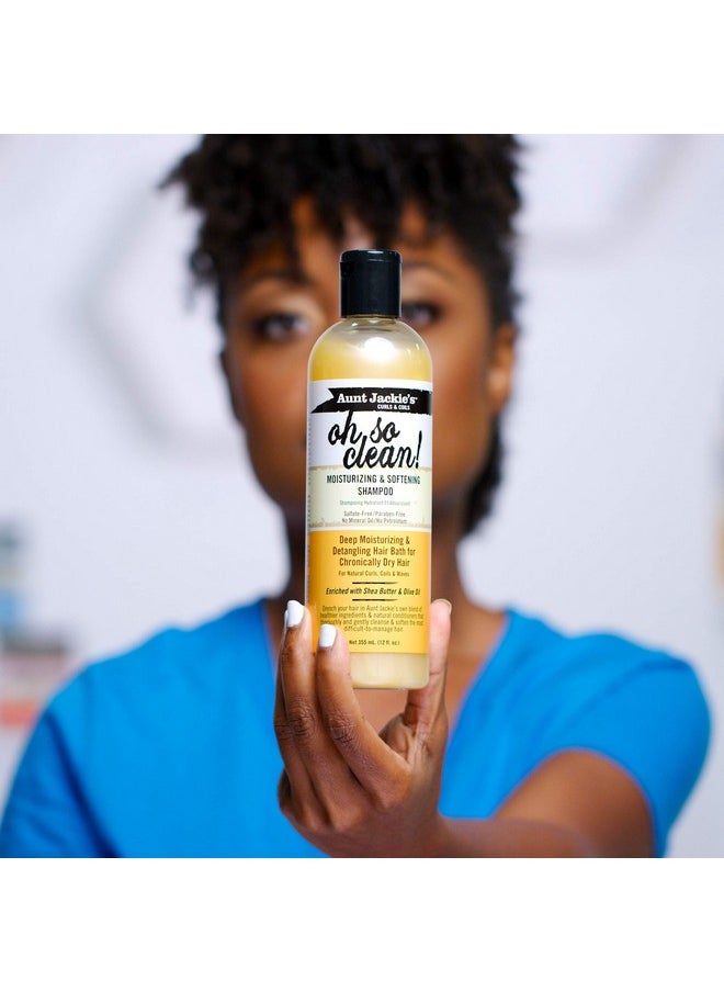 Aunt Jackie's Oh so Clean! Shampoo & Quench Leave-in Conditioner 12 Oz Each