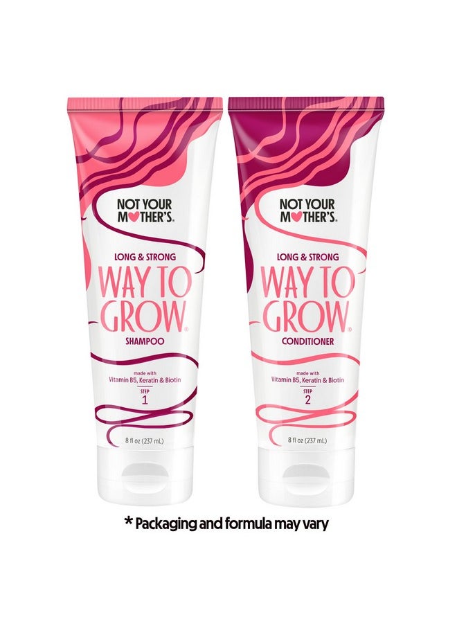 Not Your Mother's Way to Grow Shampoo and Conditioner (2-Pack) - 8 fl oz - Ideal for All Hair Types - Helps Cleanse, Moisturize, and Hydrate Dry Hair and Damaged Hair