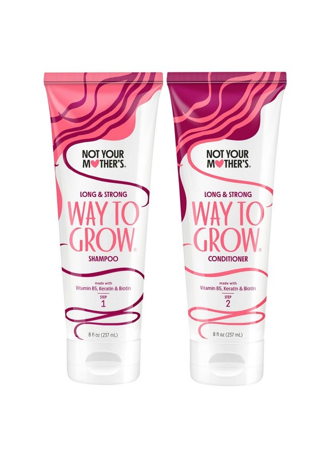 Not Your Mother's Way to Grow Shampoo and Conditioner (2-Pack) - 8 fl oz - Ideal for All Hair Types - Helps Cleanse, Moisturize, and Hydrate Dry Hair and Damaged Hair